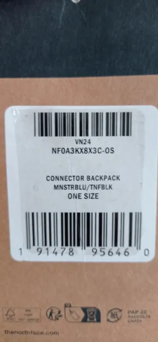 Mochila The North Face Connector Azul/Negra