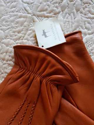 Guantes de piel ovina mujer nuevos