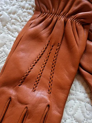 Guantes de piel ovina mujer nuevos