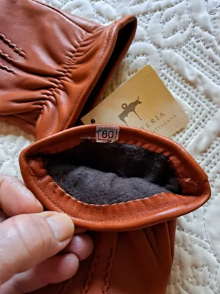 Guantes de piel ovina mujer nuevos