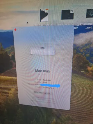 Mac mini M1 8GB Plata