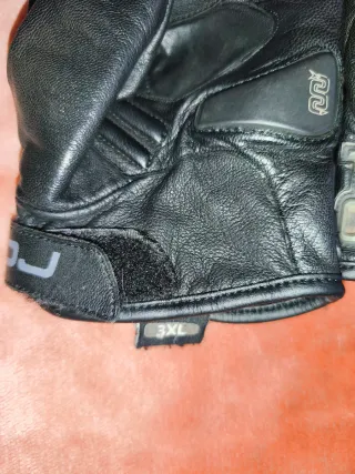 Guantes Moto Cuero Tricolor Talla 3XL