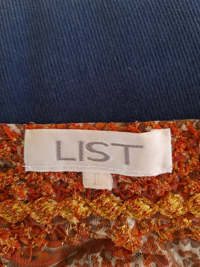 Top List sin mangas con pedrería