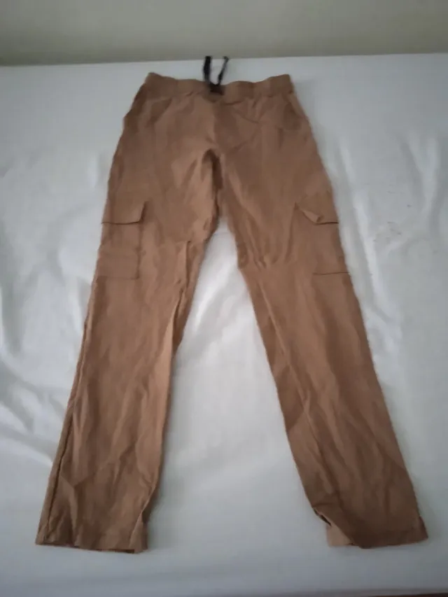 Pantalones cargo mujer marrones