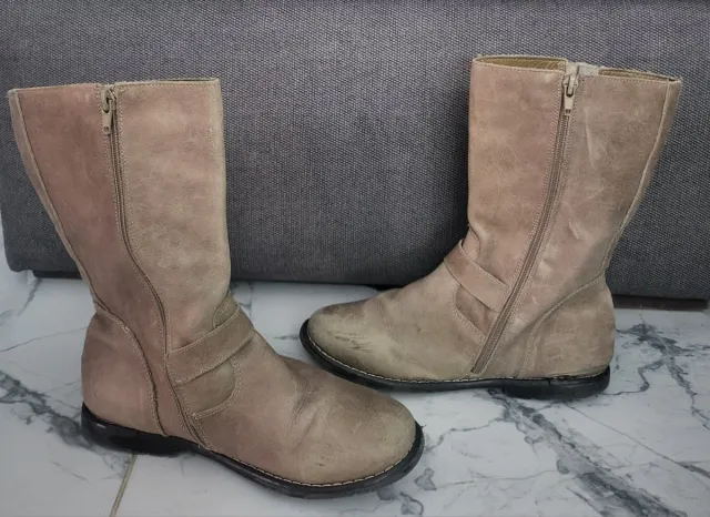 Botas beige talla 36