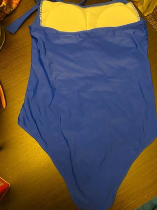 Bañador mujer azul