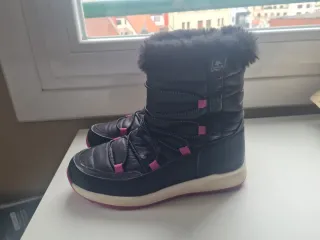 Botas de nieve OH! GIRL niña negras y rosas