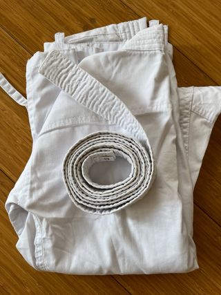 Kimono infantil blanco
