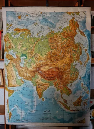 Mapa político de Asia (1:10.000.000)