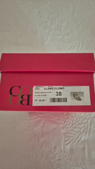 Sandalias Nuria Cobo fiesta gris/plateadas