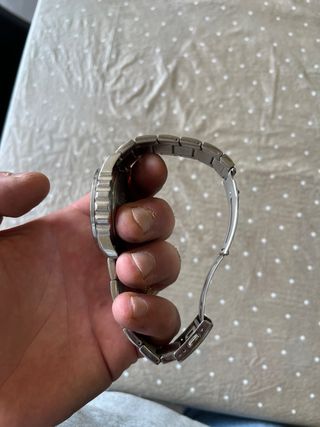 Reloj Lotus Cronógrafo Negro y Plateado