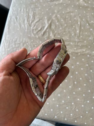 Reloj Lotus Cronógrafo Negro y Plateado