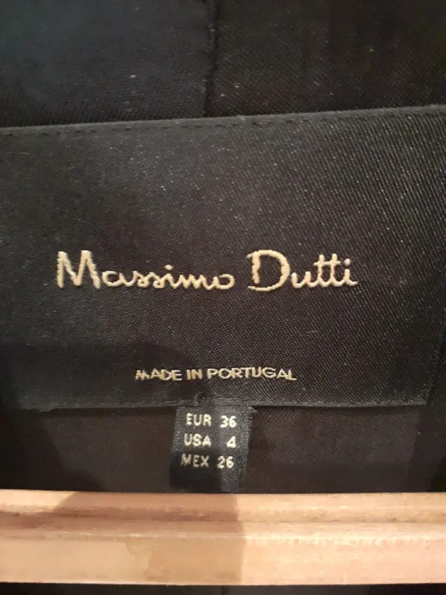 Chaqueta Massimo Dutti Gris Mujer