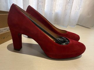 Unisa Zapatos Salón Vino T38