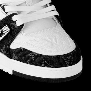 Scarpe Louis Vuitton Trainer nere e bianche