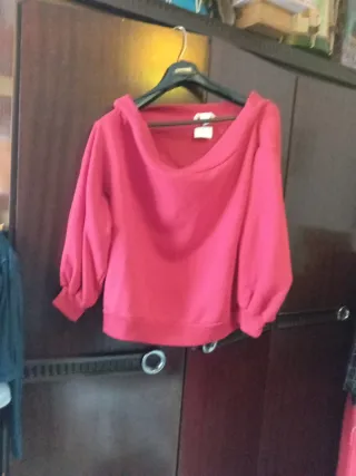 Sudadera Hym Mujer Talla Única Roja