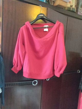 Sudadera Hym Mujer Talla Única Roja