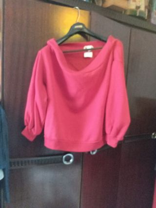 Sudadera Hym Mujer Talla Única Roja