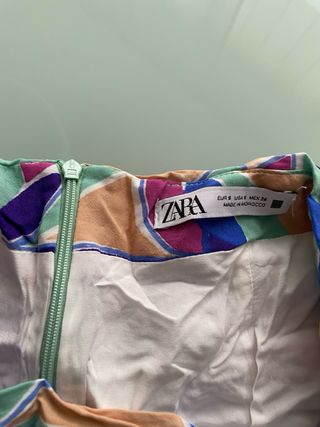 Falda mini estampada