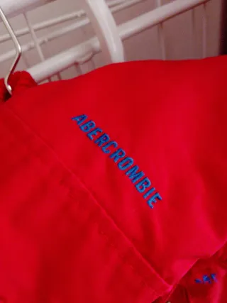 Parka Abercrombie & Fitch Roja Polar