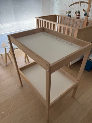 Cambiador Ikea Sniglar haya/blanco