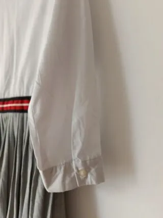 Vestido Zara Plisado Cuadros