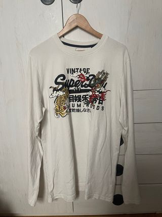 Camiseta Superdry Vintage Manga Larga Talla 2XL