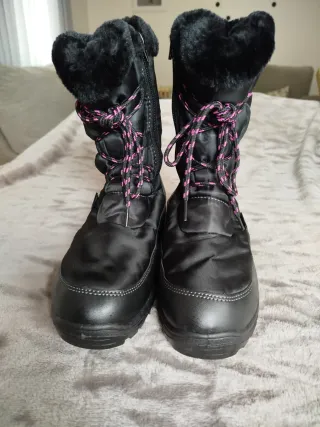 Botas de Nieve CHAMOIS Negras