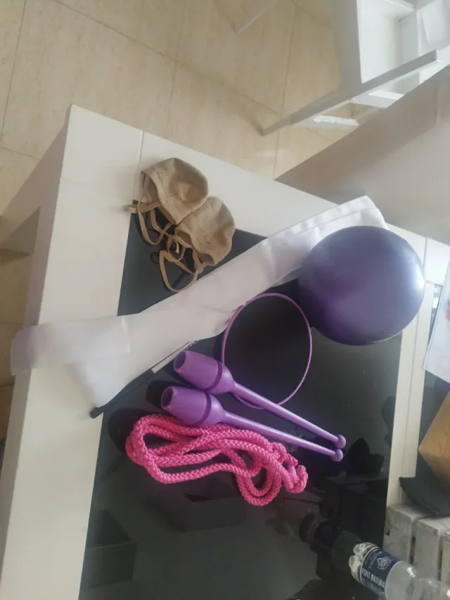 Lote Gimnasia Rítmica: Aro, Cuerda, Mazas, 