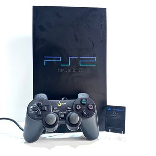 Sony PlayStation 2 Nera + Controller + Memory Card