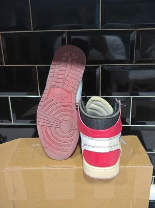 Jordan 1 Off White Beige Rojo