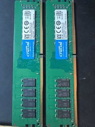 2x Crucial 16GB DDR4 RAM 32GB Total