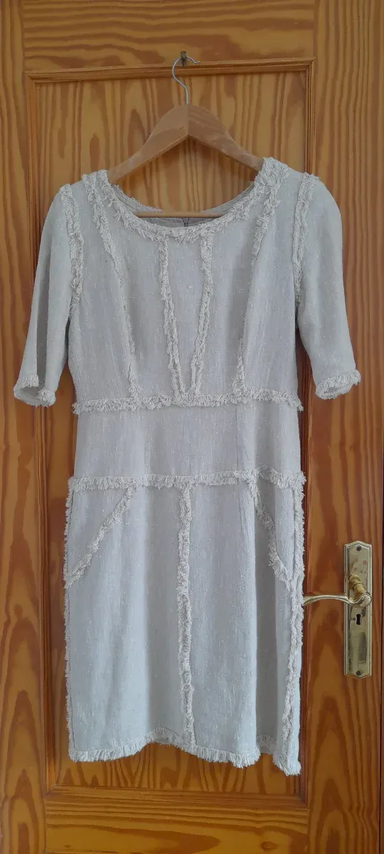 Vestido lino salvaje hecho a medida