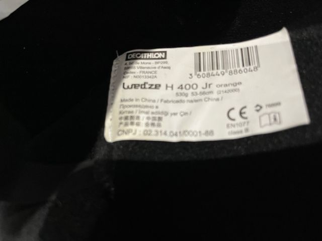 Casco Esquí Junior Wedze Naranja