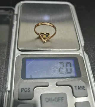Anillo Corazón Oro 18kl Mujer