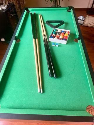 Mesa de billar plegable
