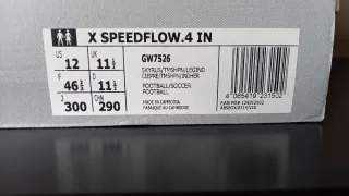 Zapatillas Adidas X Speedflow.4 IN. Talla 11 1/2.