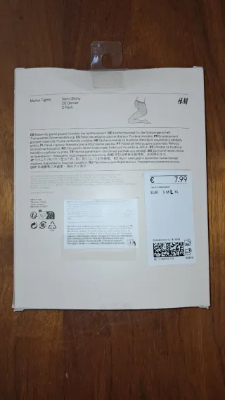 Collant premaman. Colore beige. 20 denari Taglia L