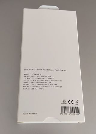 Caricabatterie compatibile da 100 W per OnePlus OPPO SUPERVOOC