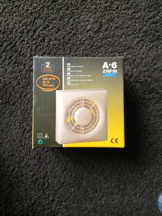 Extractor de baño Zafir A-6