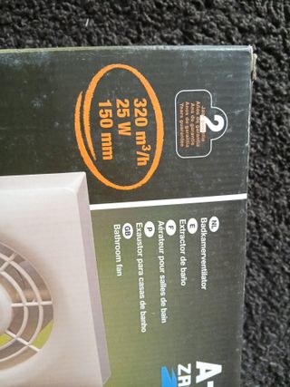 Extractor de baño Zafir A-6