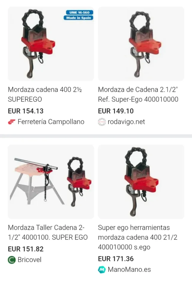 Mordaza Cadena Super Ego 2- 1/2