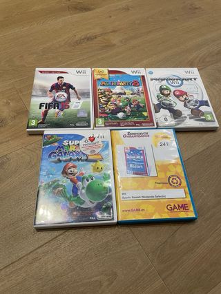 Nintendo Wii Mini + 5 Juegos
