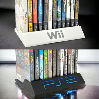 Lote Soportes para juegos de Wii y PS2