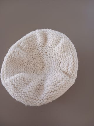 Berretto lana bianco