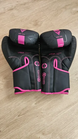 Guantes Boxeo RDX Muay Thai Kickboxing Negros 14oz