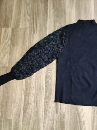 Top sueter de manga larga