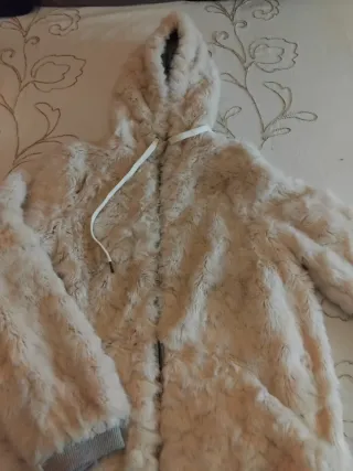 Abrigo pelo Zara Talla M