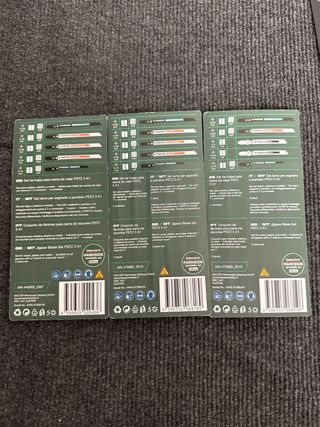 Lote 3+3Hojas Sierra Sable  calar Parkside