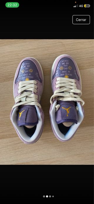 Scarpe Nike Air Jordan 1 Viola